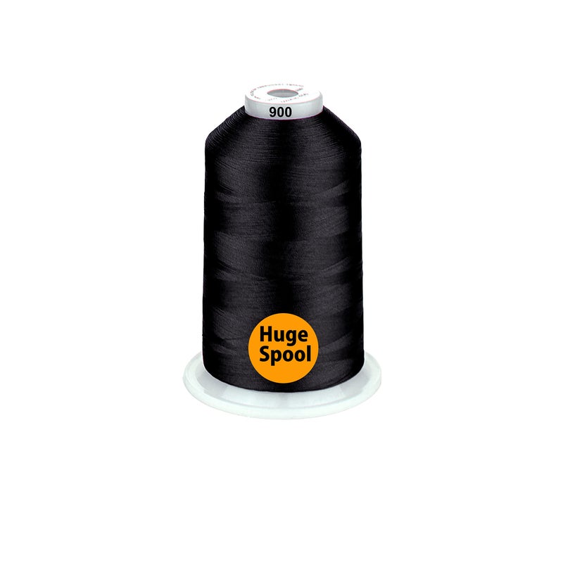 Simthread - 33 Selections - Various Assorted Color Packs of Polyester Gray Embroidery Machine Thread Huge Spool 5500Y for All Purpose Sewing Embroidery Machines - Essential Color 3 - Image 2